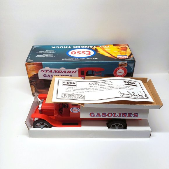 Esso Toy Tanker Truck Special Limited Edition 1994 Exxon Standard Gasolines Work - Picture 6 of 9